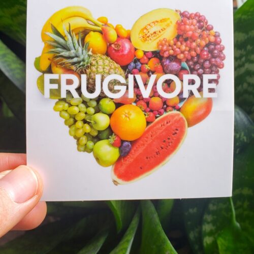 Sticker: Frugivore (without website name)