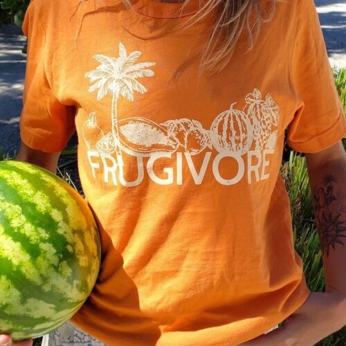 Shirt: Frugivore Cotton Shirt (Orange)