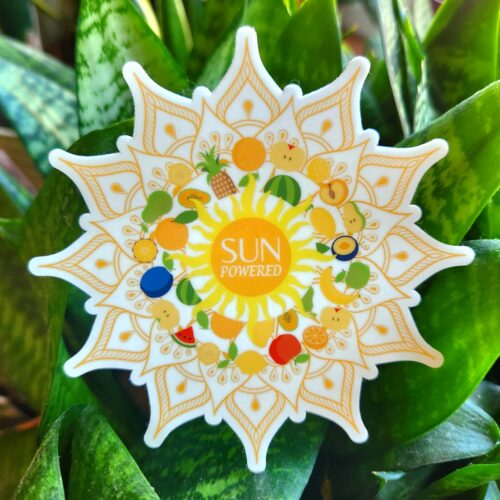 Sticker: Sun Powered Version 2 (without website name)